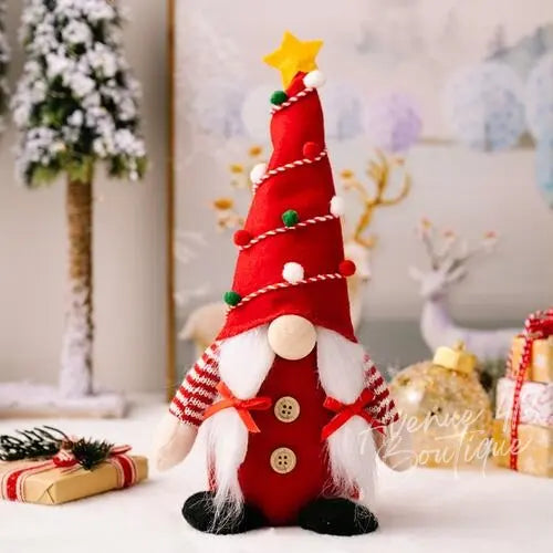 Christmas Pointed Hat Faceless Doll Ornament Trendsi