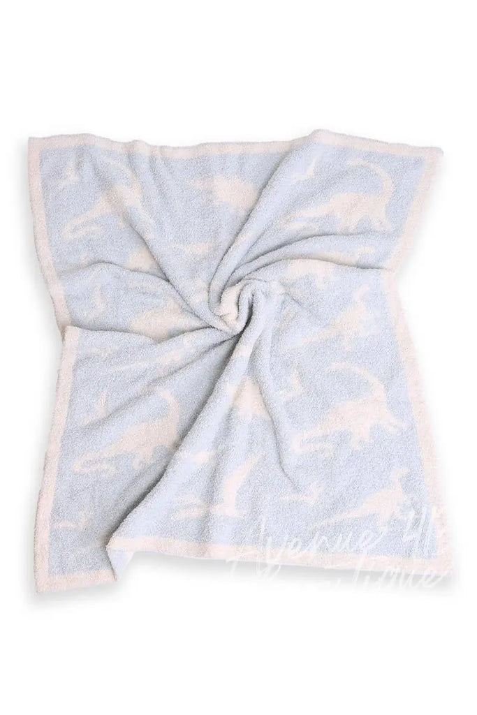 DINOSAUR Print Kids Luxury Soft Throw Blanket Fashion City