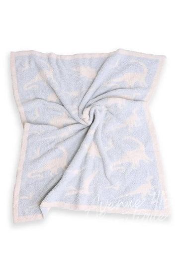 DINOSAUR Print Kids Luxury Soft Throw Blanket Fashion City