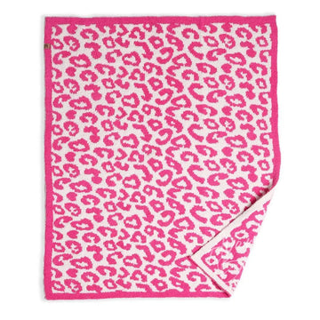 Kids Leopard Print Luxury Soft Throw Blanket Fashion City