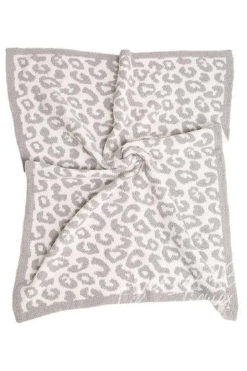 Kids Leopard Print Luxury Soft Throw Blanket Fashion City