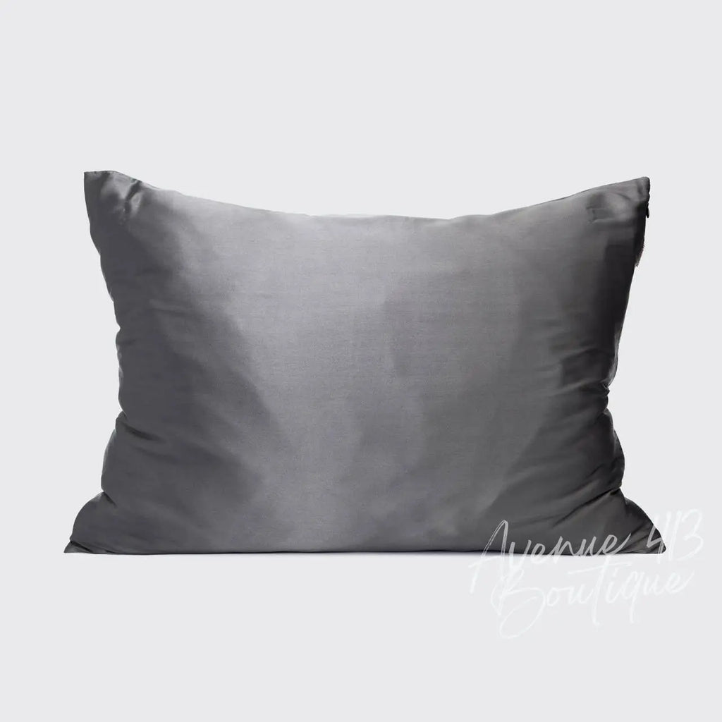 Satin Pillowcase - Charcoal KITSCH