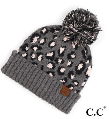 C.C. Super Soft Leopard Beanie Avenue 413 Boutique