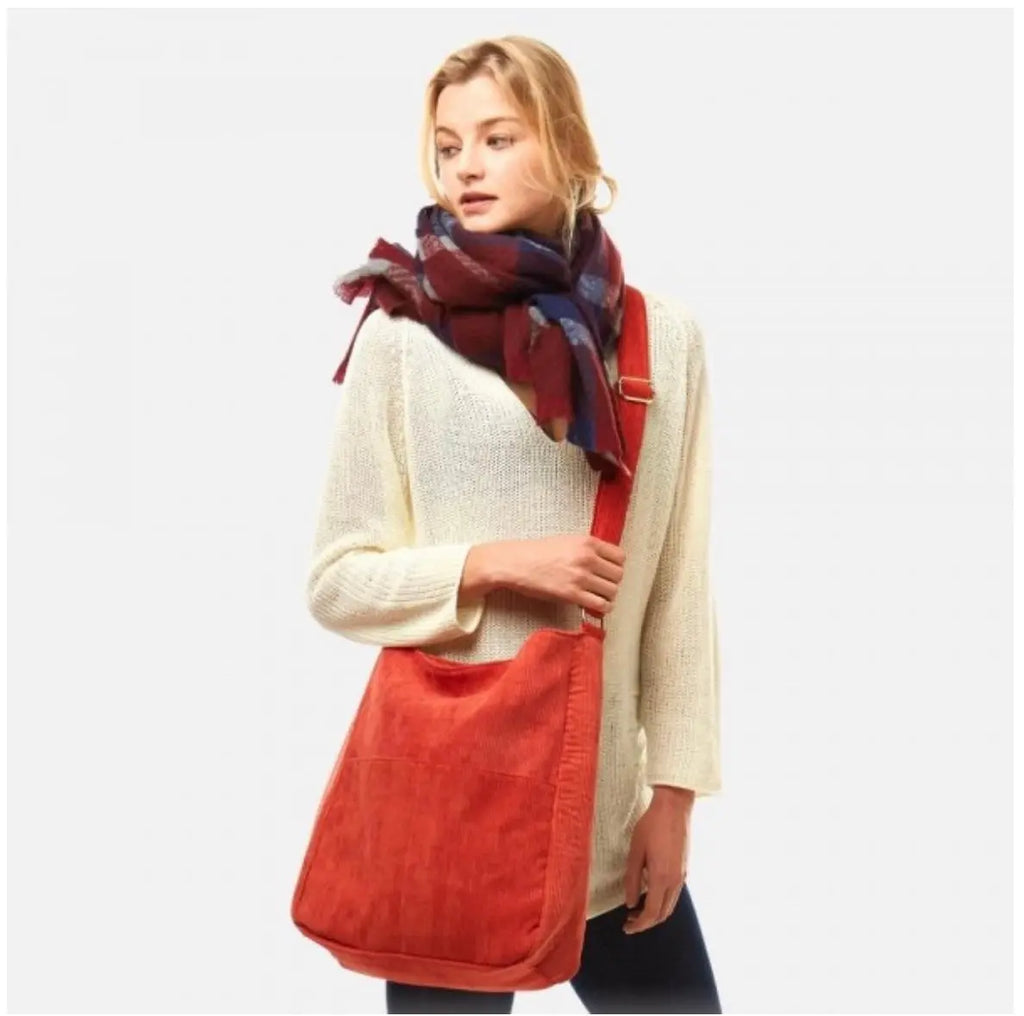 Corduroy Crossbody Bag Avenue 413 Boutique