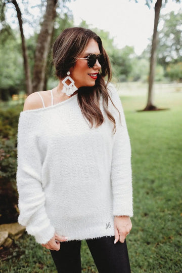 Let it Snow Popcorn Sweater Avenue 413 Boutique