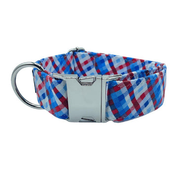 NEW American Plaid Dog Collar Avenue 413 Boutique