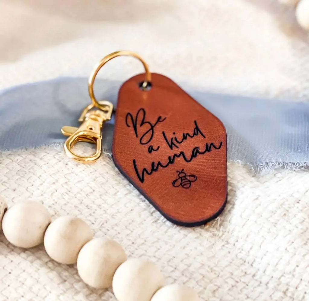 NEW Be A Kind Human Keychain Avenue 413 Boutique