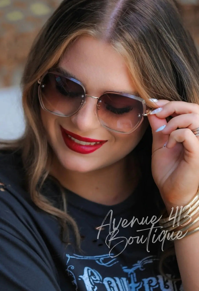 NEW Setting Trends Chain Sunglasses Avenue 413 Boutique