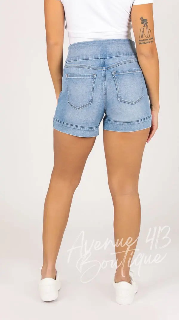 Sound Style Alana Pull On Short Peaceful Blue